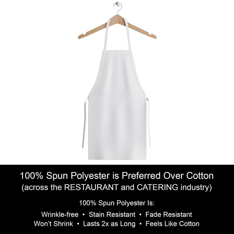 Arkwright Home Bib Spun Poly Aprons - 12 Pack - 33x30