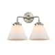 Option Brushed Satin Nickel / Matte White Cased