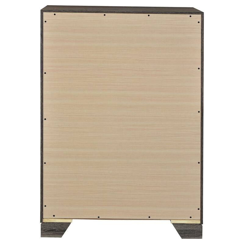 Funston Brown Oak 4-drawer Chest of Drawers