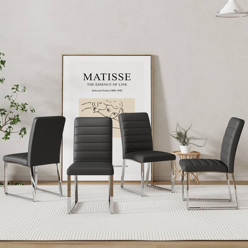 Heavy-Duty Chair Set‌: Features A 2.1-Inch Thick Cushion, Sturdy Iron Frame, And Classic Color Options