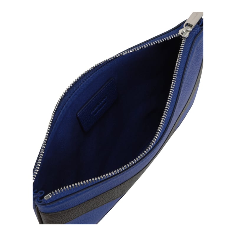 Ferragamo Cut-Out Pebbled Leather Phone Pouch