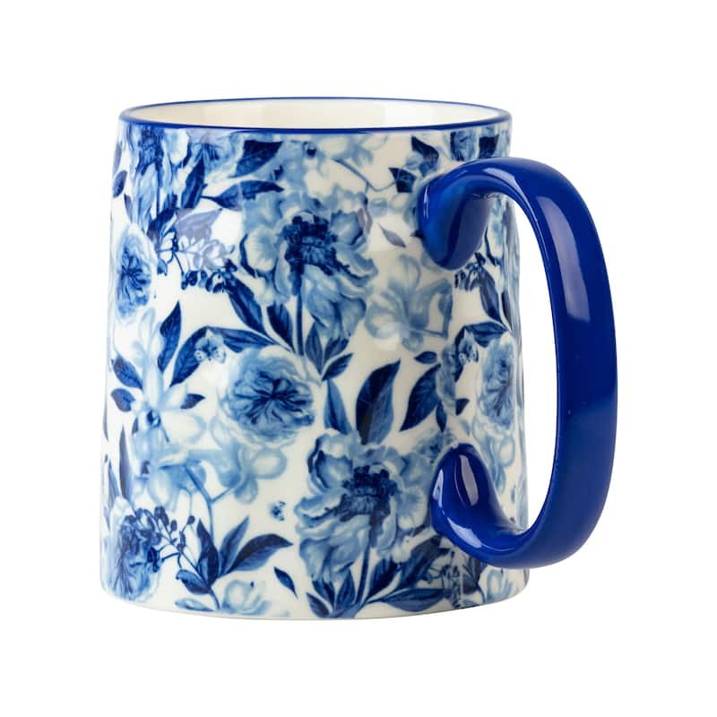 10 Strawberry Street Bella Flora Mugs, Set of 4