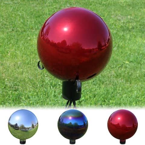 Mirrored Garden 10" Glass Gazing Ball Yard Decor - Options Available - Single