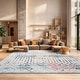 preview thumbnail 2 of 18, SAFAVIEH Tulum Lelya Moroccan Boho Tribal Rug - Ivory/Grey - 5' Round
