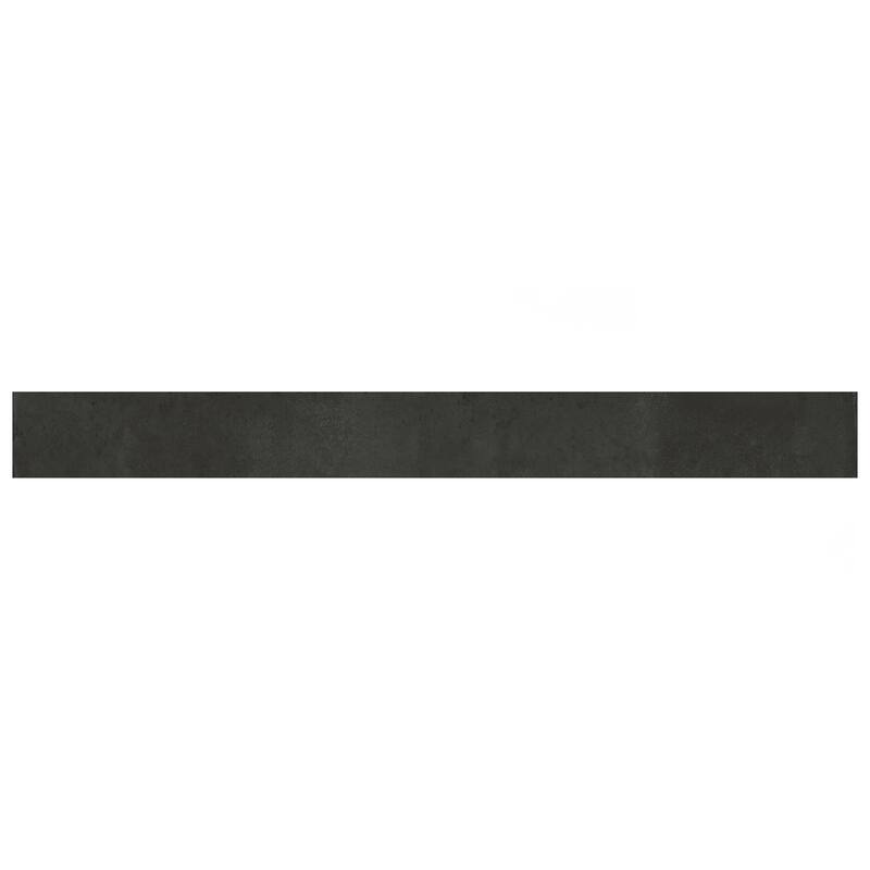 Merola Tile Phoenix Charcoal 1-7/8" x 17-3/4" Porcelain Floor and Wall Tile