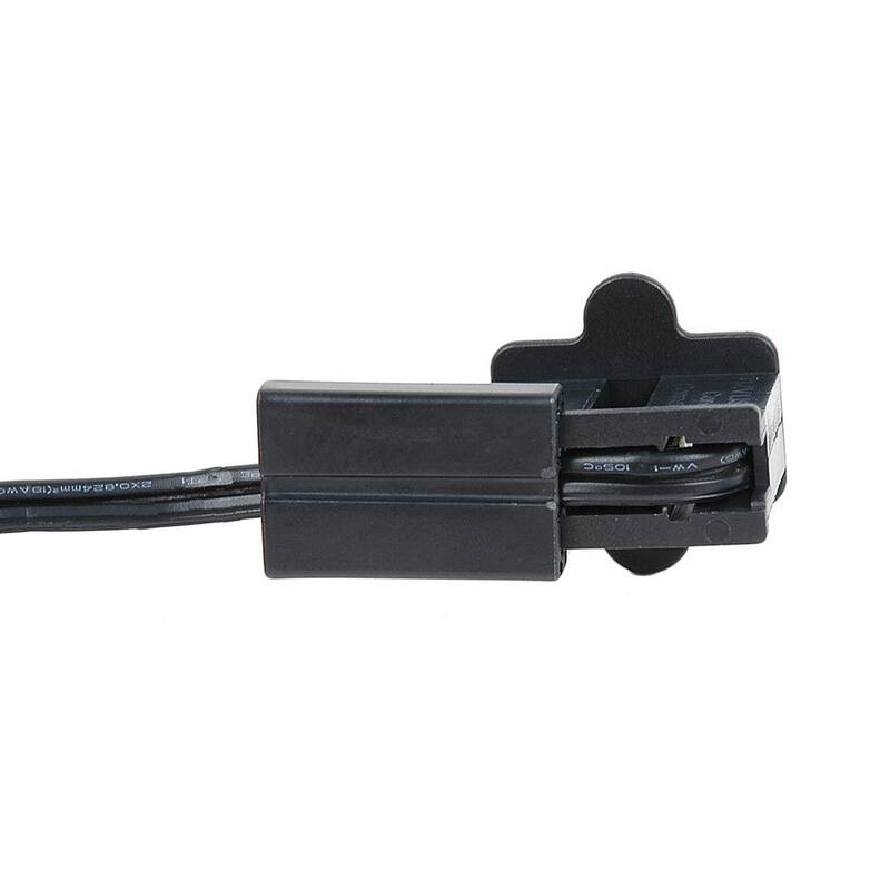 SPT-2 Female Plug, Snap On Vampire Plugs, Black, Polarized, 10 Amp, 5 Pack - Medium