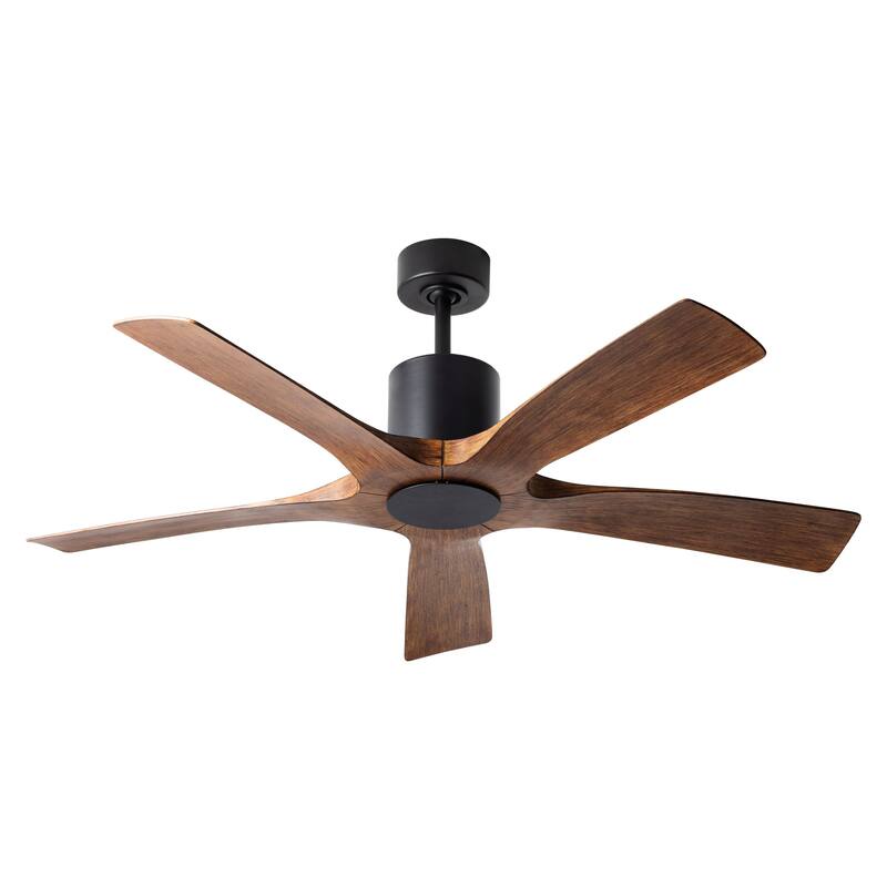 Aviator Indoor and Outdoor 5-Blade Smart Ceiling Fan 54in with Remote Control (Light Kit Sold Separately)