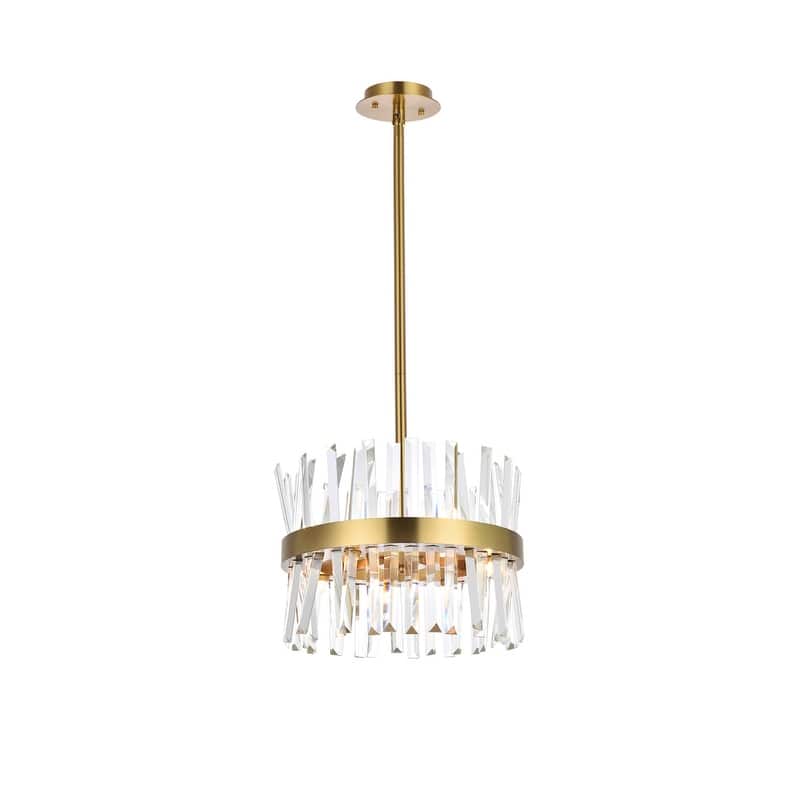 Indigo Home 16 inch crystal round pendant light