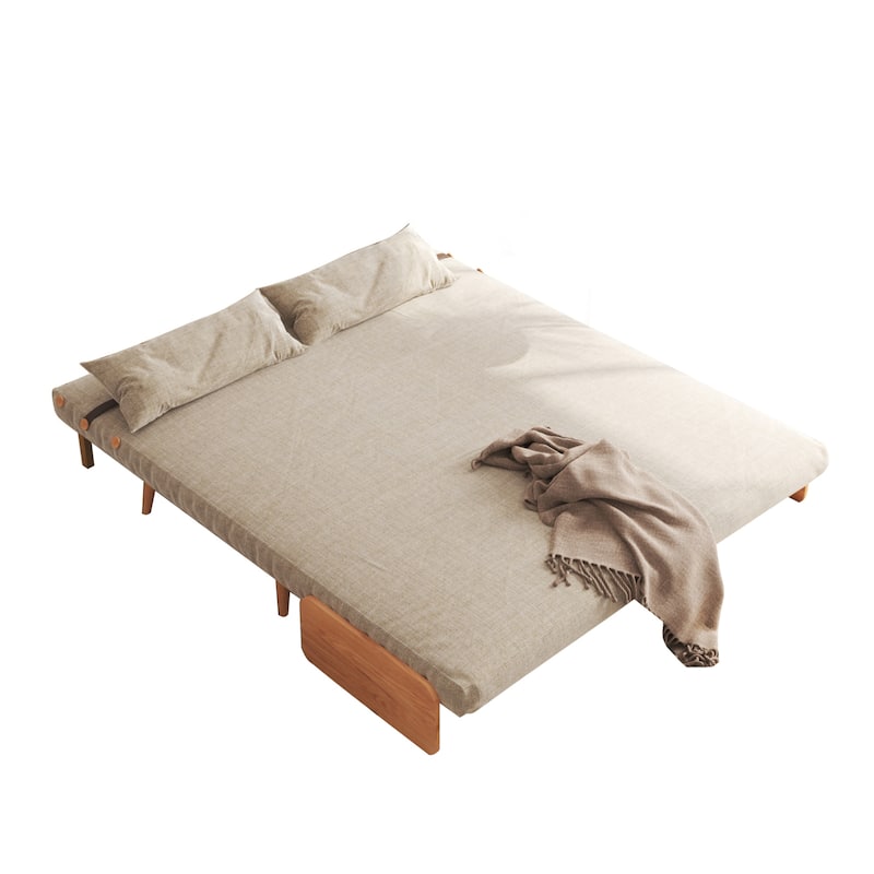 JASIWAY 59.1'' Modern Upholstered Sofa Bed