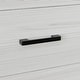 preview thumbnail 5 of 27, CraftPorch Corduroy 4-pieces Mid-Century Modern White Bed with Light Grey Furniture Bedroom Set