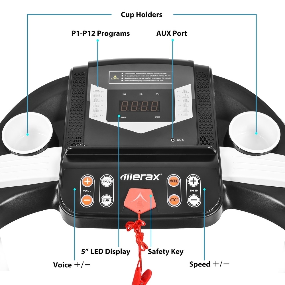 Merax treadmill 2025 safety key