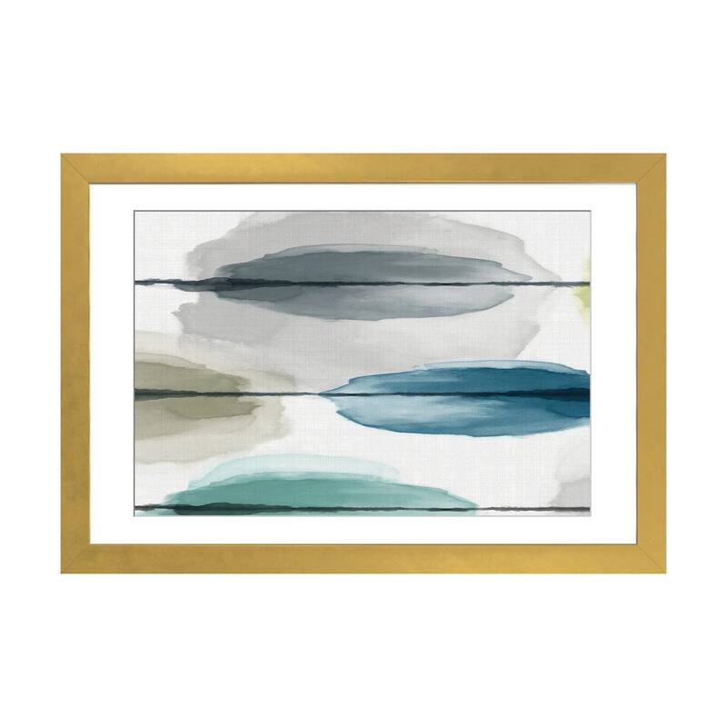 iCanvas "Follow Beside" by Eva Watts - Gold - 24x32x1