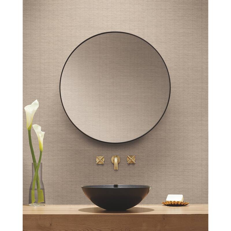 Warner Magnitude Beige Chevron Wallpaper