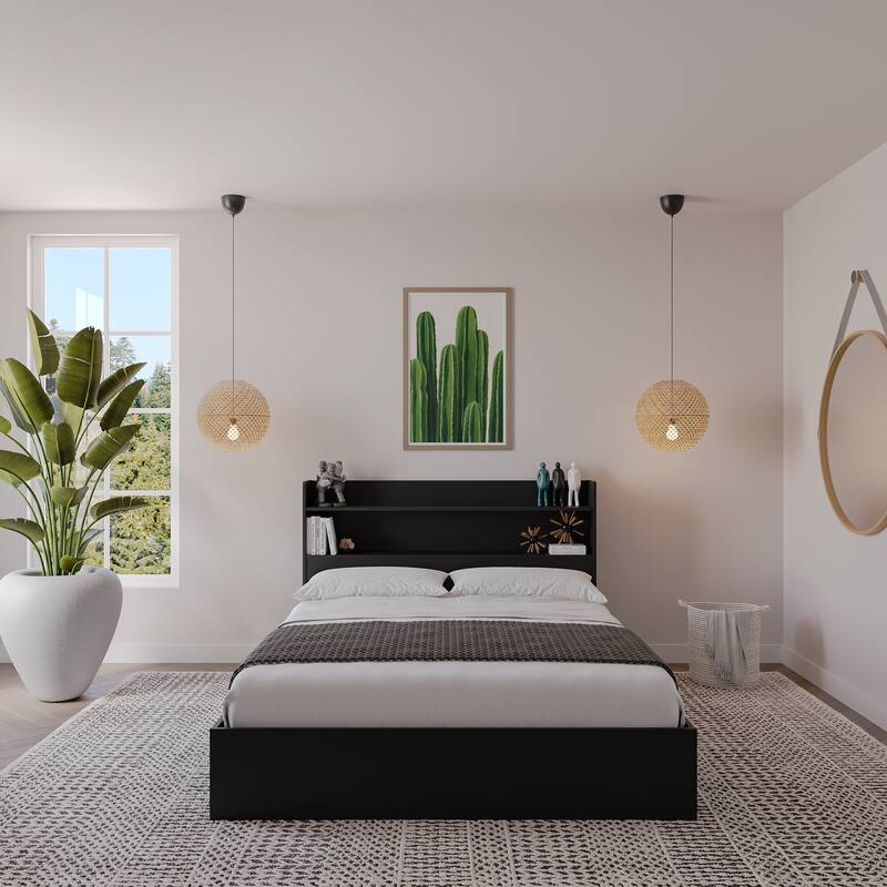 Hunter Platform Bed with Headboard