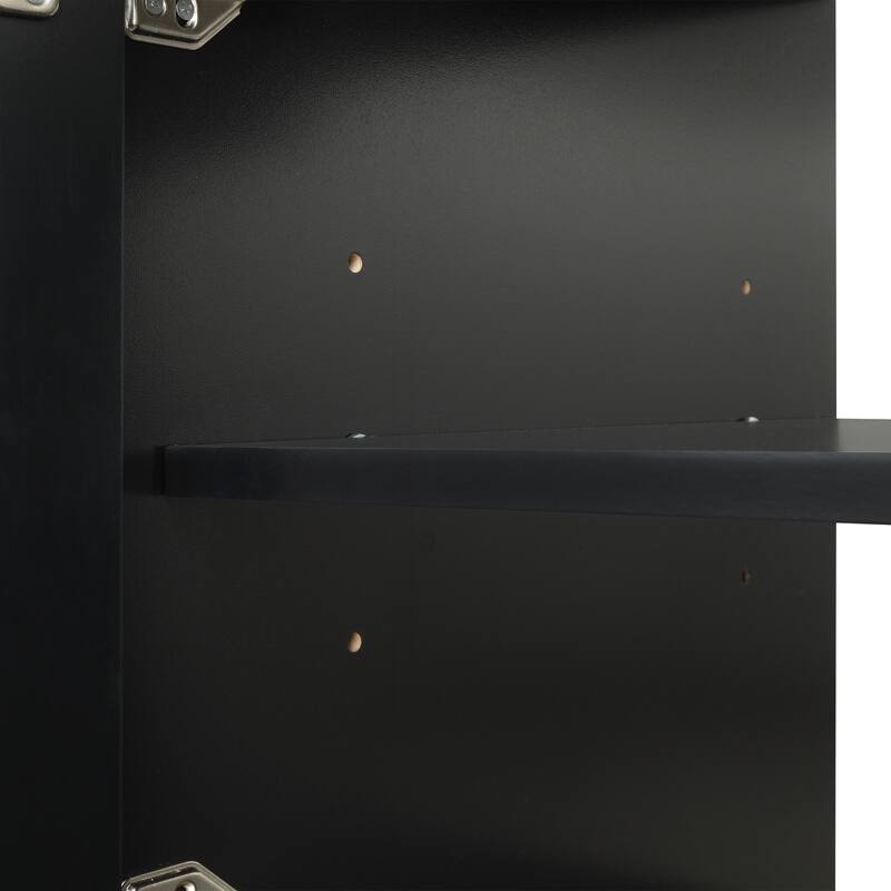 Sophisticated Bathroom Vanity with Multiple Storage Options and Durable Construction