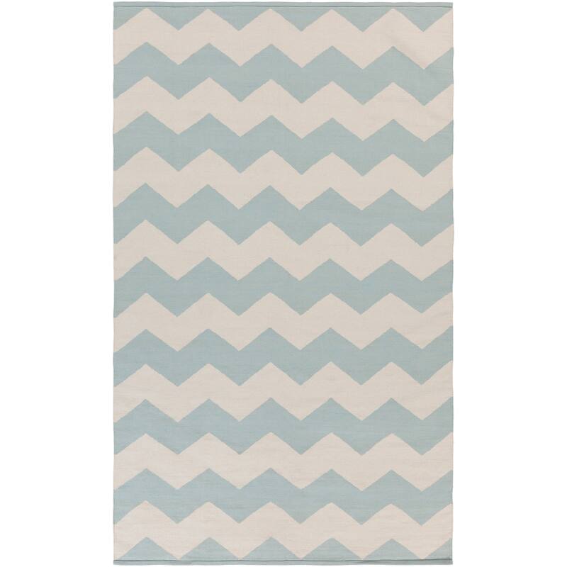 Hand-Woven Macy Chevron Cotton Rug