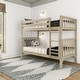 preview thumbnail 18 of 22, Max and Lily Scandinavian Twin Over Twin Bunk Bed Blonde