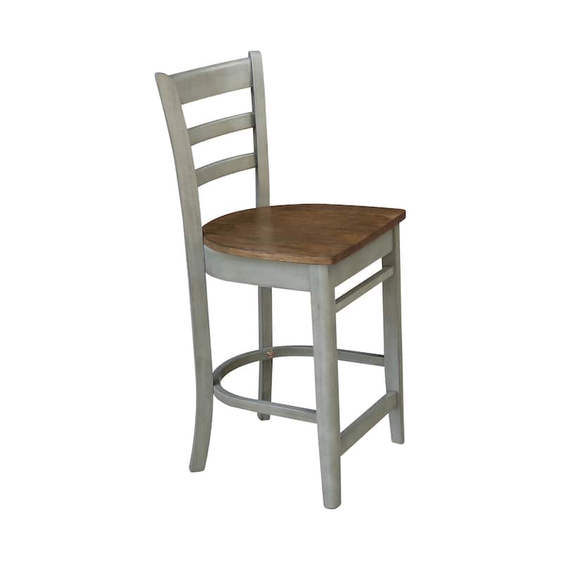 International Concepts Solid Wood Emily Dining Stool