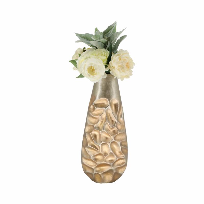 Metal Cartwright Hammered Textured Vase - Bronze, 19 in.