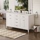 preview thumbnail 10 of 61, Modern Bathroom Vanity with Ceramic Sink, Soft-Close Storage Cabinet and Glossy Easy-Clean Countertop
