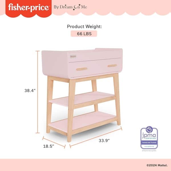 dimension image slide 1 of 3, Fisher-Price Iris/Siesta Changing Table by Dream On Me