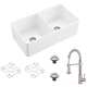 Sink w-grid, drain cover & faucet - Chrome