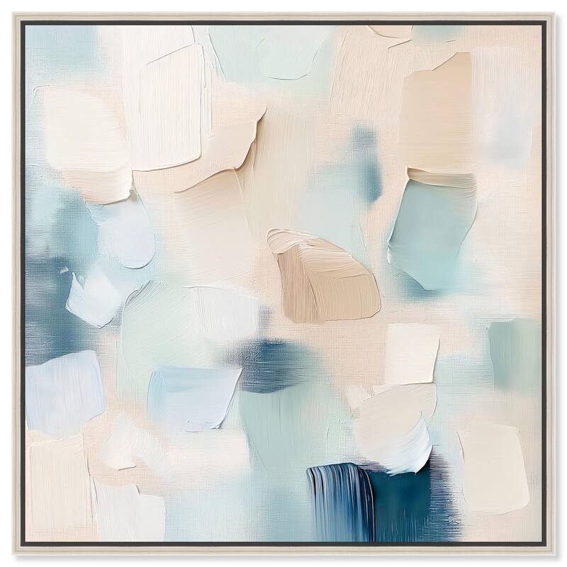 Celadon Haze II Canvas by Art Remedy - Silver - 20" x 20"