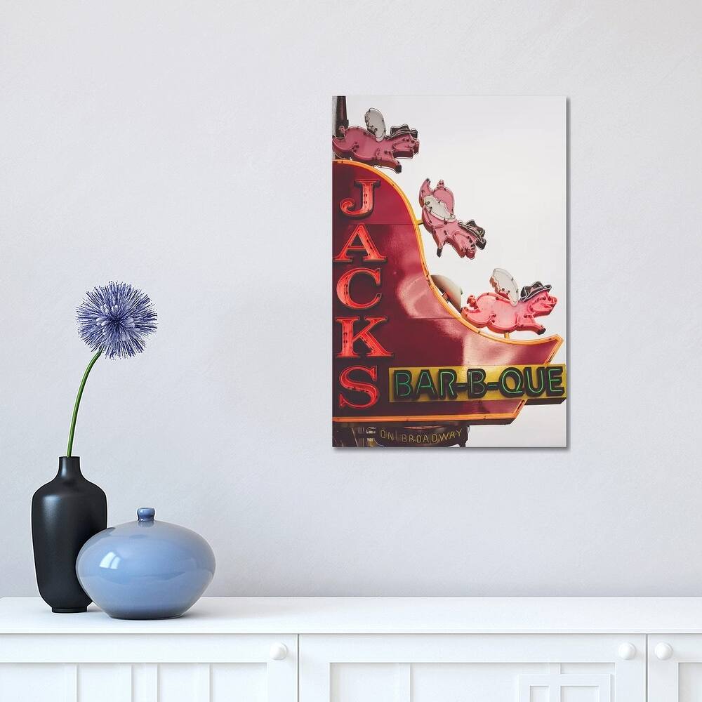 iCanvas "Nashville Neon I" by Ann Hudec Canvas Print