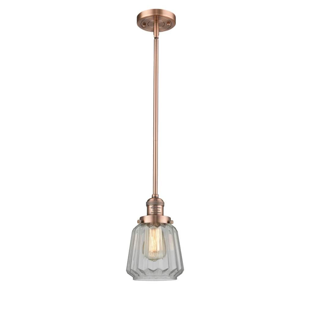 Innovations Lighting Chatham Single Light 6" Wide Mini Pendant with