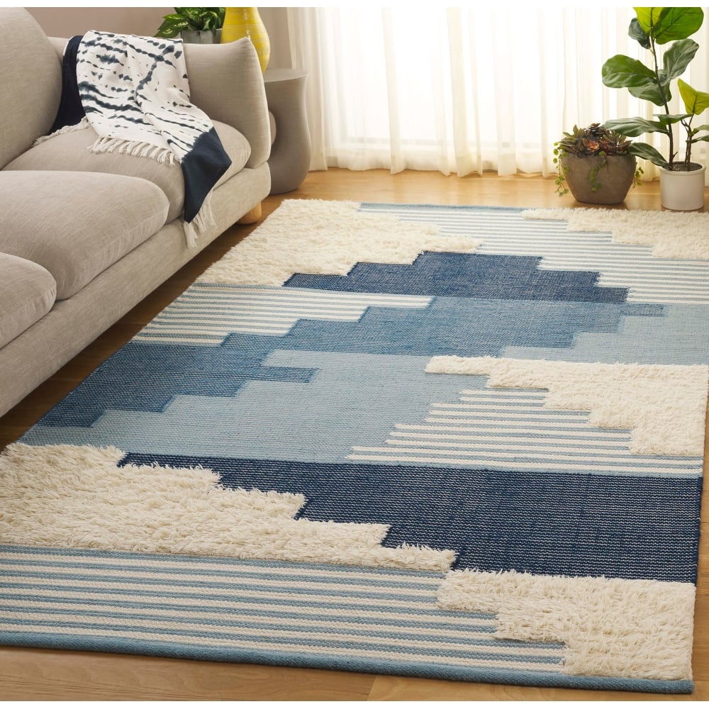SAFAVIEH Handmade Kenya Margrith Modern Tribal Wool Rug