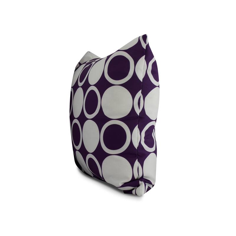 20 x 20 Inch Small Modcircles Geometric Print Outdoor Pillow