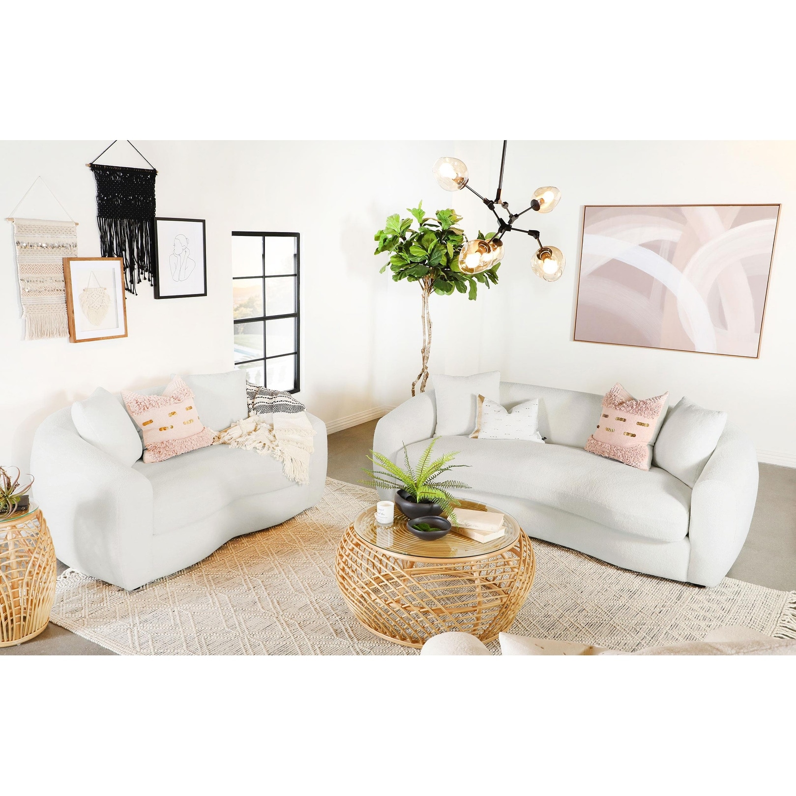 Isabella Upholstered Sofa Set