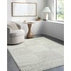preview thumbnail 1 of 19, Galey Alix x Livabliss Architect I Modern Geometric Area Rug Ivory/Black - 2' 7" x 7' 3"