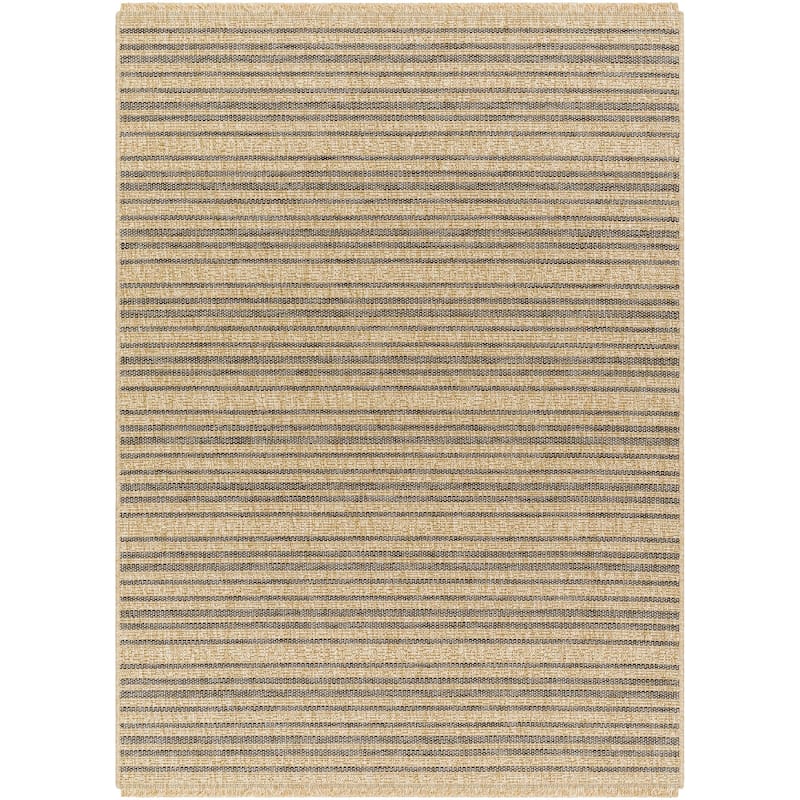 Livabliss Mirage Cottage Striped Area Rug
