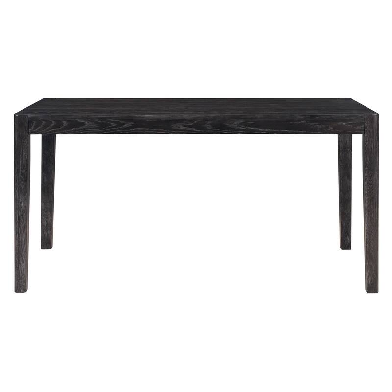 7-Piece Retro Dining Table Set for 6, 1 Rectangular Wood Dining Table Set for 6 with Upholstered Chairs for Dining Room