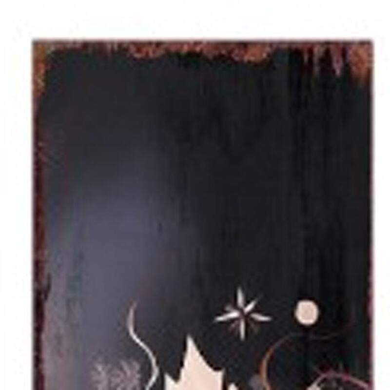 HomeRoots 72" Black And Pink Solid Wood Christmas Female Nutcracker Porch Sign