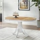preview thumbnail 3 of 8, Simple Living Solid Wood Farmhouse Table White/Natural