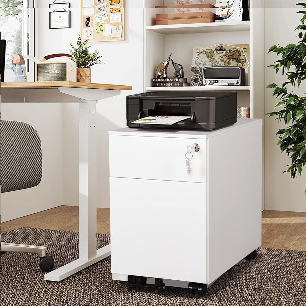 Fully Assembled 2Drawer File with Lock Legal/Letter/A4/F4