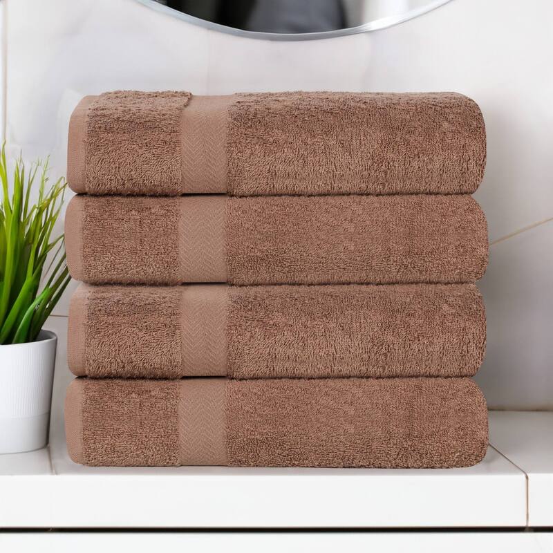 Superior Franklin Cotton Lightweight Bath Towel Set of 4