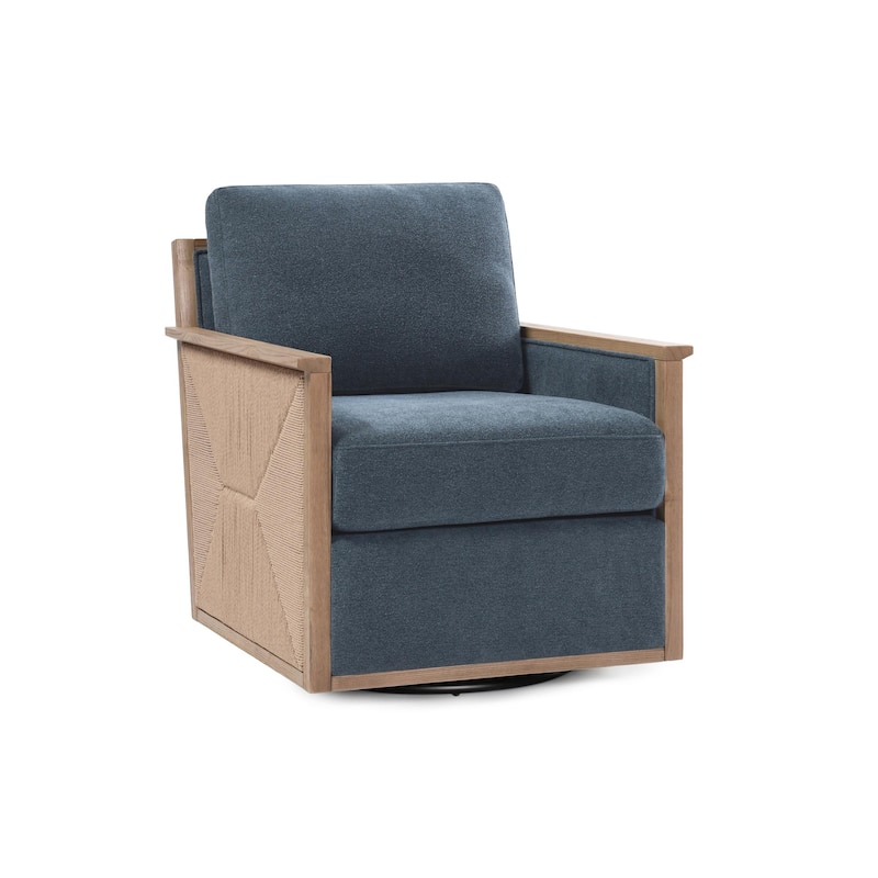Classic Home Norman Swivel Accent Chair - Teal