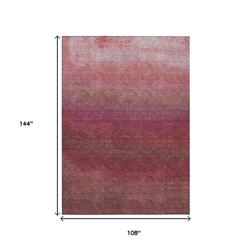 HomeRoots Ombre Transitional Rectangle Outdoor Rug