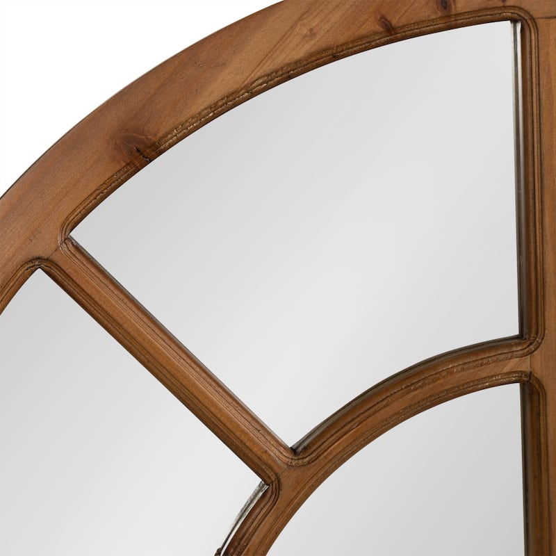 Kate and Laurel Boldmere Wide Arch Windowpane Mirror