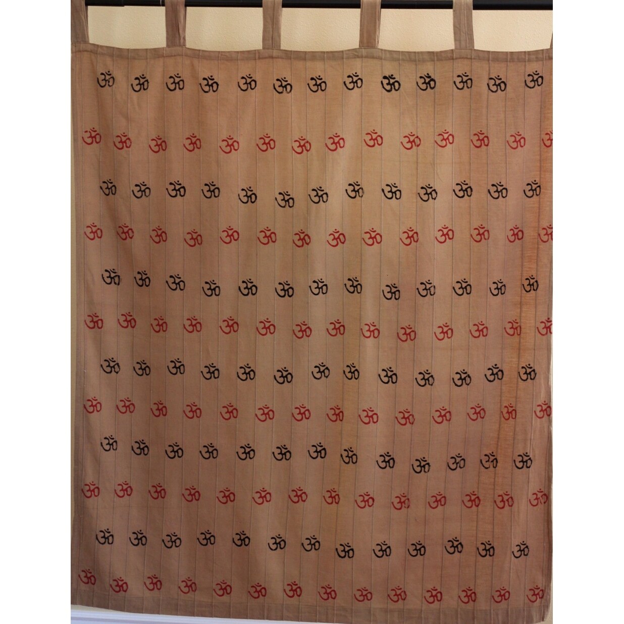 Garden Curtains Indian Cotton Om Aum Mandala Window Door Cover