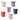 Certified International Patriotic Pad Print 14 oz. Mugs, Set of 6