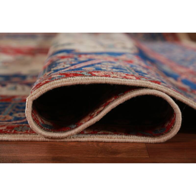 Vegetable Dye Ziegler Oriental Rug Hand-Knotted Wool Carpet - 8'11"x 11'9"