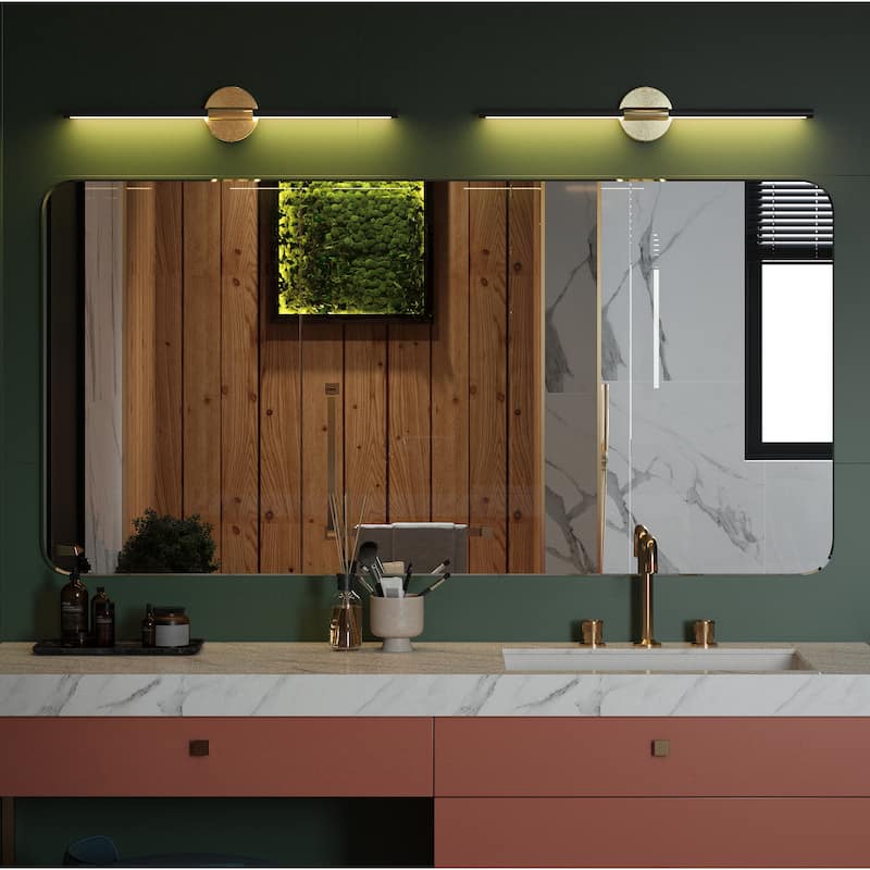 2-Light 28'' LED Bathroom Vanity Light Fixtures