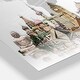 preview thumbnail 4 of 6, Designart 'Famous Monuments Across World' Large Industrial Wall CLock