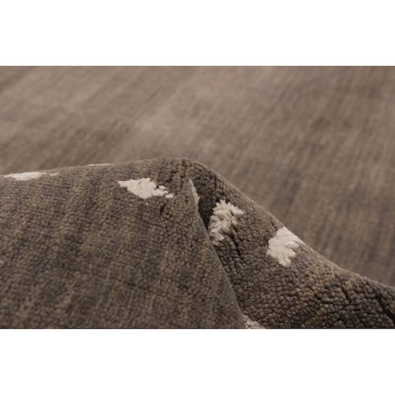 Kashkuli Gabbeh Grey Rug 4'8" x 6'6" - 4'8 x 6'6