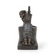 preview thumbnail 10 of 9, Schramling Outdoor Outdoor Children at Water Pump Fountain by Christopher Knight Home