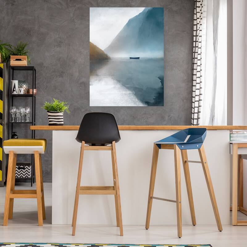 Peaceful Cove Portrait By Studio Arts Canvas Art Print